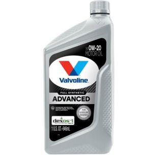 Valvoline 0W-20 Advanced Full Synthetic