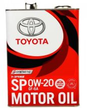Toyota Motor Oil 0W-20 SP/GF-6A