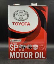 Toyota Motor Oil 0W-16 SP/GF-6B