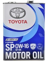 Toyota Motor Oil 0W-16 SP/GF-6B